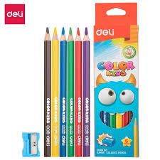 Jual Deli Jumbo Color Pencil Pensil Warna Jumbo 6 12 Warna Free Rautan 6 Warna Jakarta Utara Tok Key Tokopedia