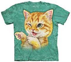 Cute Cat T Shirt The Mountain Kitty Cat Expressions And Faces T Shirt Gotcha Cat Large See This Great Prod Cat Shirts Cat Shirts Funny Cat Expressions