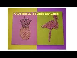 Diy Fadenbild Selber Machen Flamingo Ananas Nagelbild Creactcult Youtube Fadenbilder Nagelbilder Flamingo