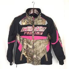 Castle X Youth Camo Winter Racing Jacket Size Med