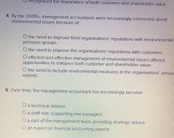 The general role of accountants is to ensure the financial effectiveness of an organisation. Solved Complete Each Of The Following Statements By Selec Chegg Com