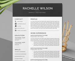A microsoft word resume template is a tool which is 100% free to download and edit. Cv Template Curriculum Vitae Modern Cv Format Design Simple Resume Template Professional Resume Template Creative Resume Format 1 3 Page Resume Instant Download Mycvtemplates Com