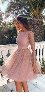 Sweet Light Pink Dress With Glitter Backless Homecoming Dresses Homecoming Dresses Long Pink Homecoming Dress
