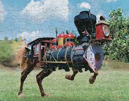 Once you play with a ravensburger puzzle it this collection of puzzles was designed in the uk with british artists and is made using ethically sourced materials. An Artist Uses Jigsaw Puzzles With The Same Cut Pattern To Make Mashups Like This One Interestingasfuck