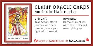 Oracle cards are a direct connection to our subconscious mind. Kodansha Manga On Twitter Watching Kodansha Live And Have A Question You D Like To Ask The Clamp Oracle Cards Let Us Know In The Chat We Ll Respond To You On This