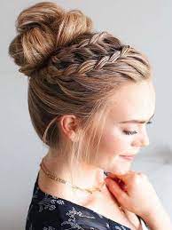 In This Post We Complied For You The Most Attractive And Popular High Bun Hairstyles In 2020 Formal Hairstyles For Long Hair High Bun Hairstyles Braided Bun Hairstyles