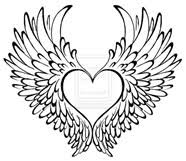 Heart with wings coloring pages. Heart For Valentines Day Coloring Pages Valentines Day Coloring Pages Coloring Pages For Kids And Adults