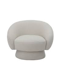Round chaise lounge has a mint/light blue color and fluffy round shape. Ted Lounge Chair Seventies Inspired Round Armchair