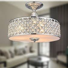 Q&s rustic farmhouse ceiling light fixture flush mount,vintage ceiling lights,white ceiling lights for hallway entryway kitchen dining room bedroom,wrought iron oak white and orb finish,1 light e26. Saint Mossi Luxury Modern Chandelier Real Crystal Lampshade Ceiling Light Amazon Com Luces Para Techo Luces Led De Techo Lamparas Para Bano