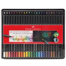 Caixa De Lapis De Cor Faber Castell Super Soft Lapis De Cor Supersoft Faber Castell 120724soft Com 24 Cores Acessorios Para Escola Coisas De Papelaria Material De Desenho Profissional