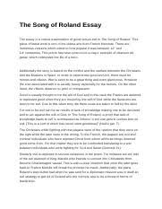 How to write critique essay english paper journal. Song Of Roland Essay Breanna Cummings Professor Sezonenko Lit 2110 Essay 3 Anyone Reading The Song Of Roland Can See That It Is Structured So As To Be Course Hero
