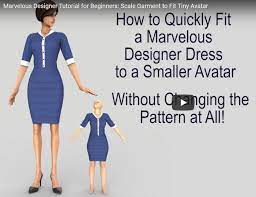 Marvelous Designer Scale Garment Tutorials Cg Elves Marvelous Designer Designer Clothing Patterns Tutorial