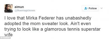 His season ended on 16 november 2019, with a loss in the semifinals of the atp finals.despite failing to defend his title at the australian open, federer was able to maintain his ranking of world no. Mirka Federer S Gucci Jumper At Australian Open Is Mocked Daily Mail Online