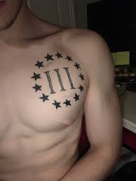 The 3 percenters' name is an allusion to the estimate that only about 3 percent of early colonists fought against the british in the american revolution. Can This Be Covered Up Tattoocoverups