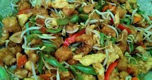 Hidangan oek tempe ini mempunyai cita rasa yang manis, gurih, dan sedikit pedas. Tumisan Labu Baby Orek Tempe Tahu Toge Buncis Halalpedia