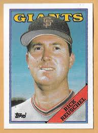 RICK REUSCHEL SAN FRAN CISCO GIANTS #660