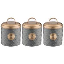 Rating 4.300113 out of 5 (113) £18.00. Typhoon Living Copper Lid Tea Coffee Sugar Storage Canister Set