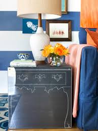 End tables are less common in modern design, but you may still see a few in modern homes. How To Make Kid Friendly Chalkboard End Tables Hgtv