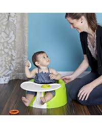 Bumbo Bumbo Baby Floor Seat With Tray Orange From 3 Months Old Unisex Bambini