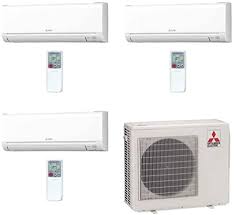 For your temperature zoning application, the more air handlers that you would use, the more you will incur cost. Amazon Com Mitsubishi 27 000 Btu 20 Seer Tri Zone Ductless Mini Split 9k 9k 9k Heat Pump System Ac And Heat Home Kitchen