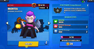 Whenever an enemy player is killed by him or his teammates, they drop a green skull. Game Brawl Stars Unlock Mortis