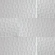 12x24 leucothea matted ceramic tile with wave pattern for wall application only* matching trim white matte (1) bullnose 3x12, and white matte (1) 1/4 round. Adella Viso White 12x24 Satin 3d Matte Ceramic Tile Tilesbay Com