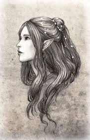 Daughter Of The Black Elves By Nadezhdavasile Deviantart Com On Deviantart Elves Elf Drawings Drawings Fantasy Drawings