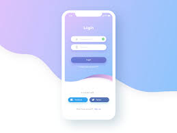 Simple Login Screen Android App Design Ios App Design App Interface Design