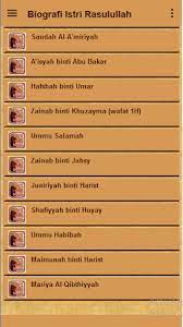 Khodijah binti khuwailid ra,ia dinikahi oleh rasulullah saw di mekkah ketika usia thanks ya tuk informasi nama istri rasullullah sebelumnya. Updated Biografi Istri Rasulullah Pc Android App Download 2021