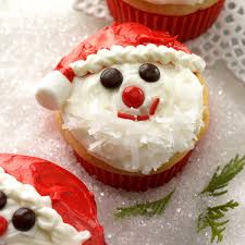 Have you ever heard of king cake , the popular dessert served in new orleans during mardi gras season? Santa Cupcakes Recipe Holiday Cupcakes Recipes Santa Cupcakes Best Christmas Recipes