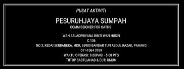 Commissioner for oaths in bandar baru sungai buloh. Pusat Aktiviti Pesuruhjaya Sumpah Bandar Tun Abdul Razak Facebook