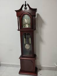 Vintage antique herschede 5 tube grandfather clock movement dial pulleys weights. Old Grandfather Clock Hobbies Toys Memorabilia Collectibles Vintage Collectibles On Carousell