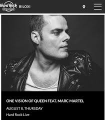 🚨Biloxi, MS🚨 ONE VISION OF QUEEN will be performing at Hard Rock Live at  the Hard Rock Hotel & Casino in Biloxi, MS tomorrow night! Come out and  rock with us! Some
