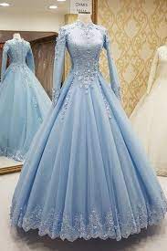 Vestidos De Moda Gowns Long Sleeve Evening Dresses Muslim Evening Dresses
