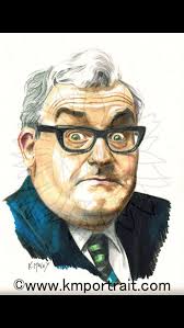 Ronnie Barker' by Karen Maley. Coloured Pencil