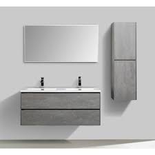 800mm bathroom vanity unit basin wall hung cabinet light oak cupboards furniture. Clear Cube Enzo 1200 Concrete Bathroom Furniture Exclusive Tile Bathroom Ferreiras