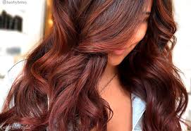 Multicolor and red highlights on dark hair. 15 Hottest Brown Hair With Red Highlights