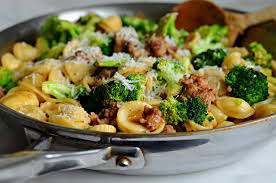 Orecchiette With Sausage And Broccoli Once Upon A Chef Recipe Broccoli Recipes Pasta Dishes Pasta Recipes