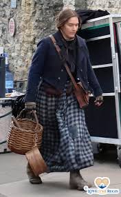 Mary anning, played by kate winslet in ammonite, fits the bill: Kate Winslet In Lyme Regis During Filming Of Ammonite