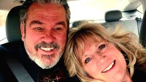 Myself 76& my wife 72enjoying at Yard house Houston