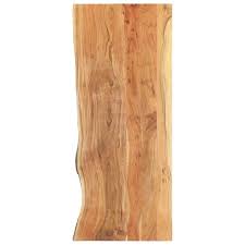 Plaquette de parement bois recyclé marron boho plaquette. Dessus De Meuble Lavabo De Salle De Bain Acacia 140x55x3 8 Cm Vidaxl Leroy Merlin
