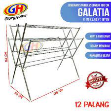 Home / jemuran stainless steel. Jemuran Baju Stainless Steel Palang 12 Kuat Kokoh Murah Shopee Indonesia
