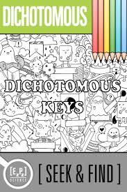 Dichotomous Keys Seek And Find Science In 2020 Science Doodles Science Dichotomous Key