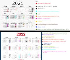 Marvel Star Wars Release Schedule Prediction Updated To Include 2022 Disneyplus Had to update their motion picture release schedule,. marvel star wars release schedule