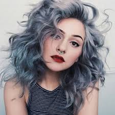 Steel Blue Manic Panic Diluted Google Search Hair Styles Hair Color Pastel Long Hair Styles