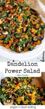 Dandelion Greens Salad Recipe With Golden Beets Kamut Mushrooms Sweet Peppers Easy Dandelion S Dandelion Greens Recipes Dandelion Recipes Dandelion Salad