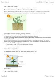 Red blood cell question 3. Ncert Solutions For Class 7 Science Chapter 1 Nutrition In Plants Aglasem Schools
