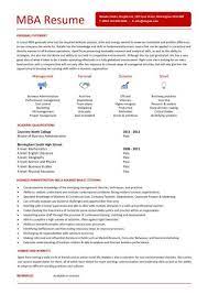 How to create an mba resume that hiring managers love. Student Entry Level Mba Resume Template