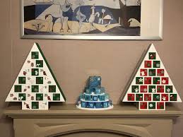 Hobbycraft Decorated Advent Calendars Trees And Present Stack Christmas Tree Advent Calendar Wooden Advent Calendar Christmas Advent Calendar