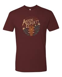 Maroon Logo/2 sided Rockefeller Tee — Aaron Burdett